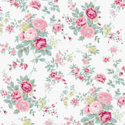 Wild Flower Off White Wallpaper - Swatch